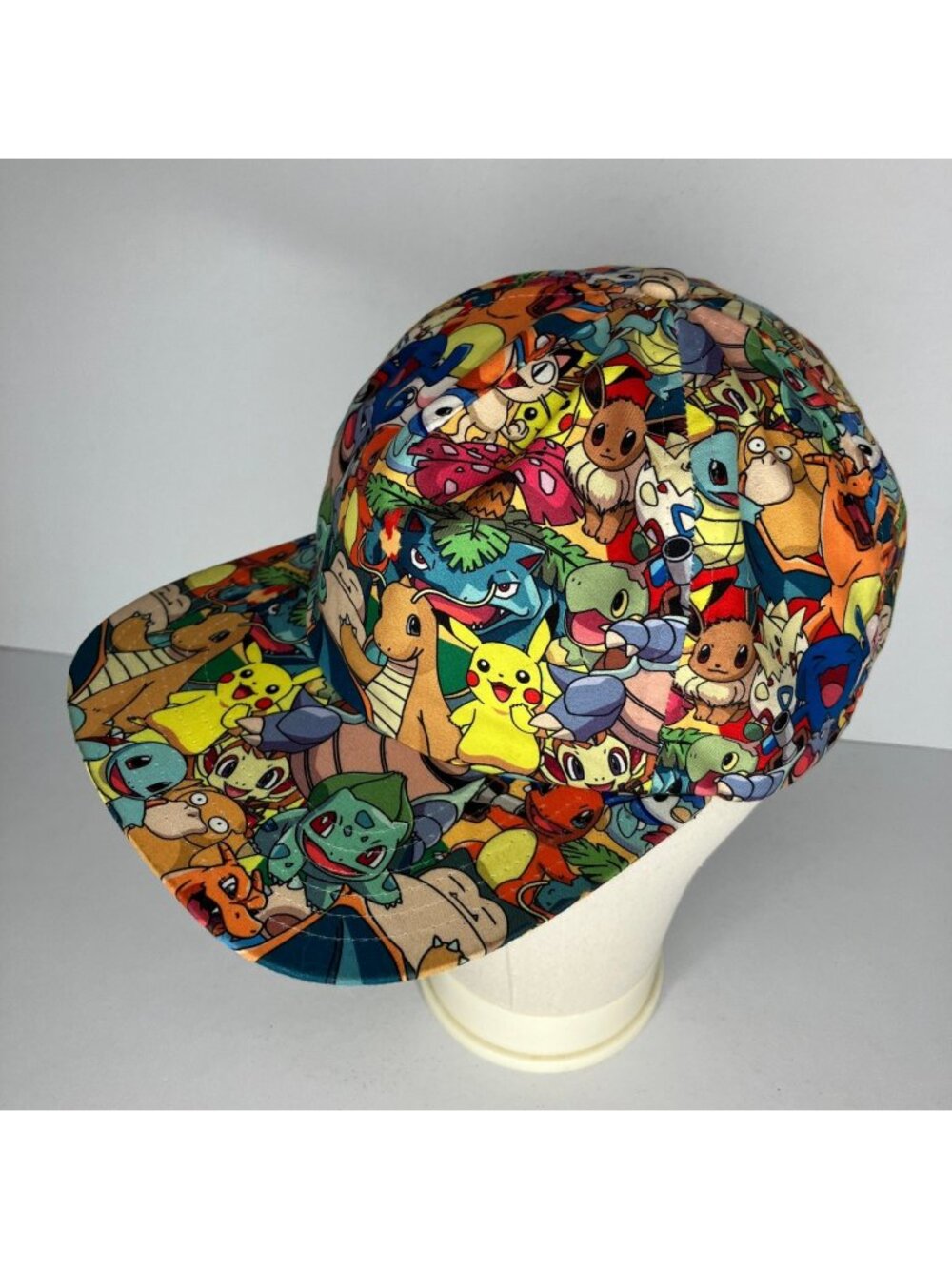 Pokémon Snapback Baseball Cap Men's One Size Adjustable Multicolor AOP